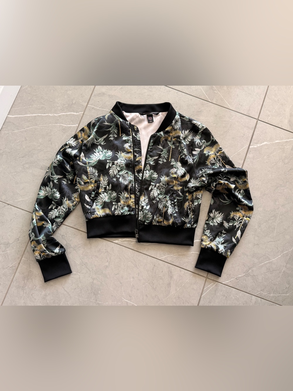 Victoria’s Secret satin bomber Jacket